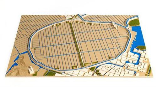 Maquette van de Zoetermeerse Meerpolder