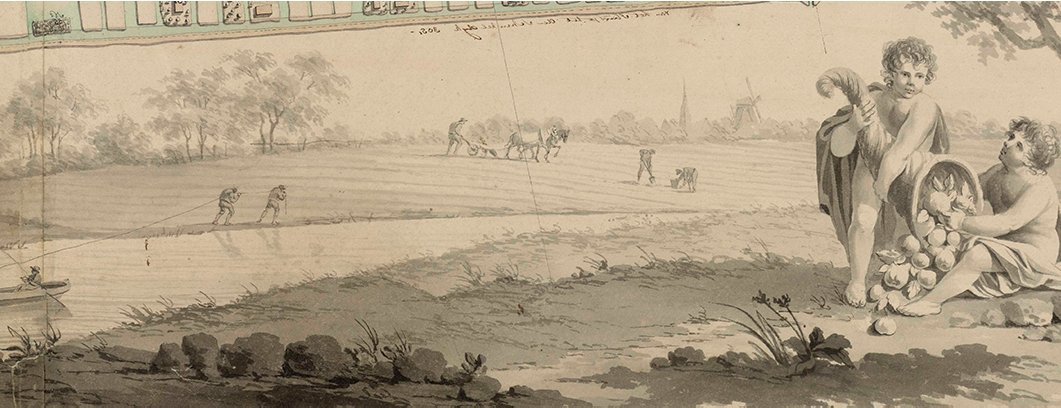 A-1073 Ode aan het landleven-gespiegeld