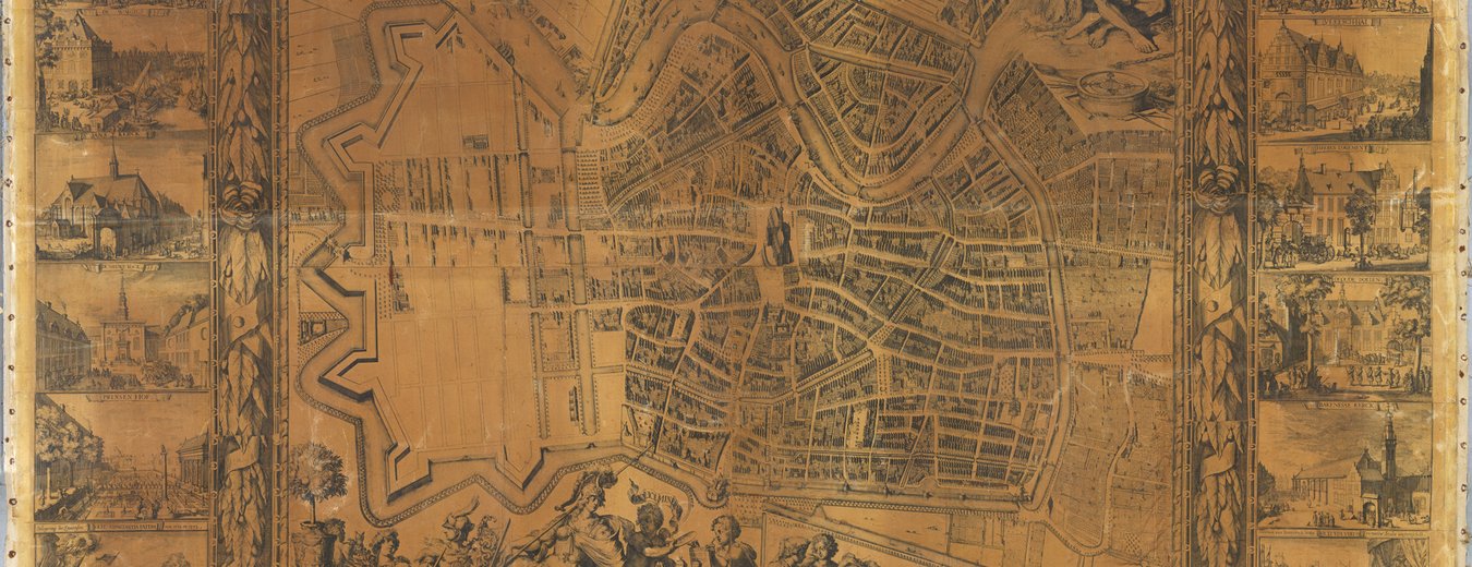 Harlemum [Stadsplattegrond van Haarlem], Romeyn de Hooghe, 1688
