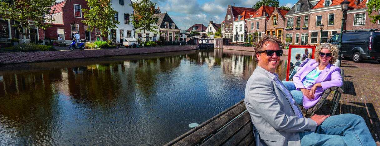 Alexandra Braun, Omgevingsmanager Hoogheemraadschap van Rijnland en Niels Minnen, Resultaatmanager Hoogheemraadschap van Rijnland
