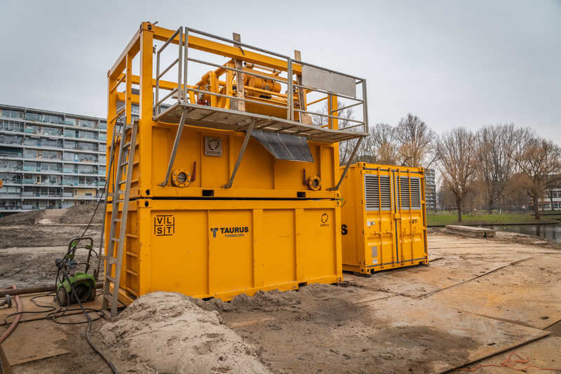 Filteren van grond uit boorvloeistof