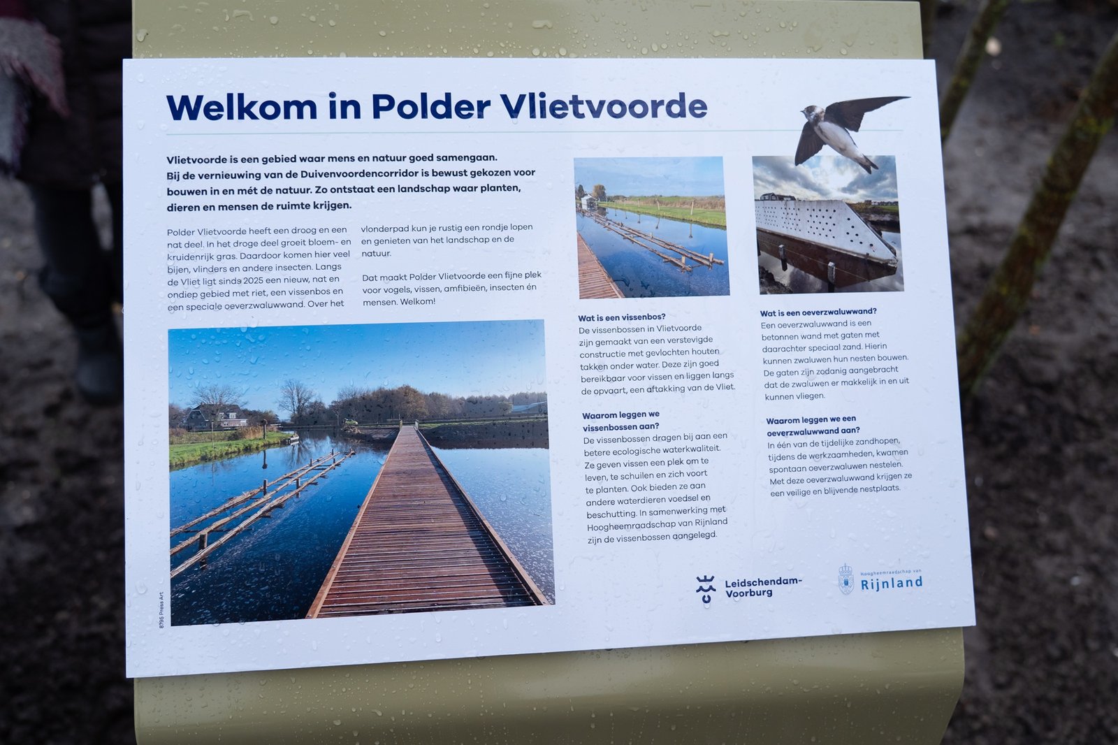 Informatiebord Polder Vlietvoorde
