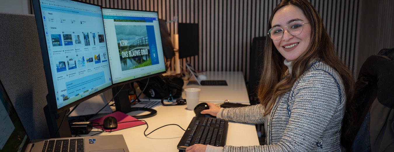 Voor de lens: contentadviseur Perla María Perez Osorío