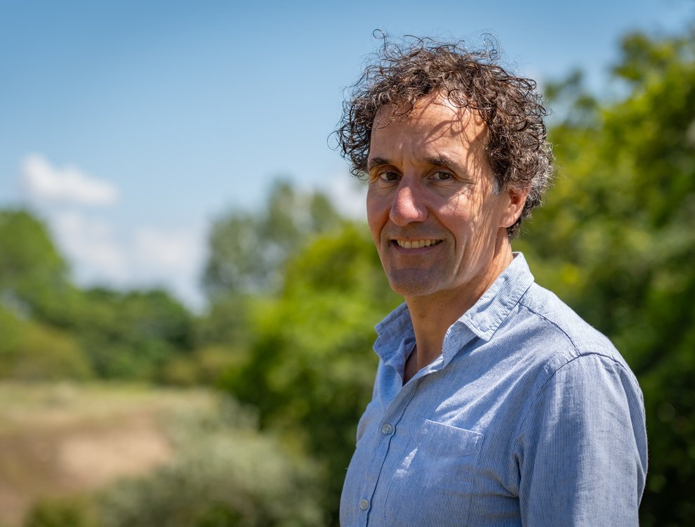 Voor de lens: procesleider Jeroen Diekema