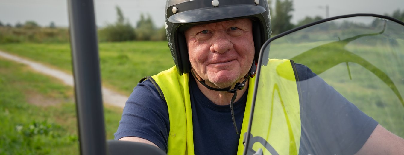 Arie van Elswijk werkt als onderhoudstechnicus bij Rijnland.