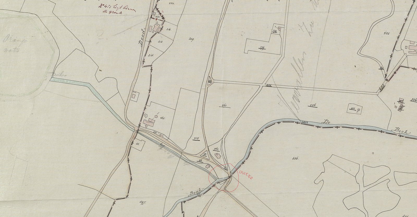 Detail Polderkaart Mariënduin P-169