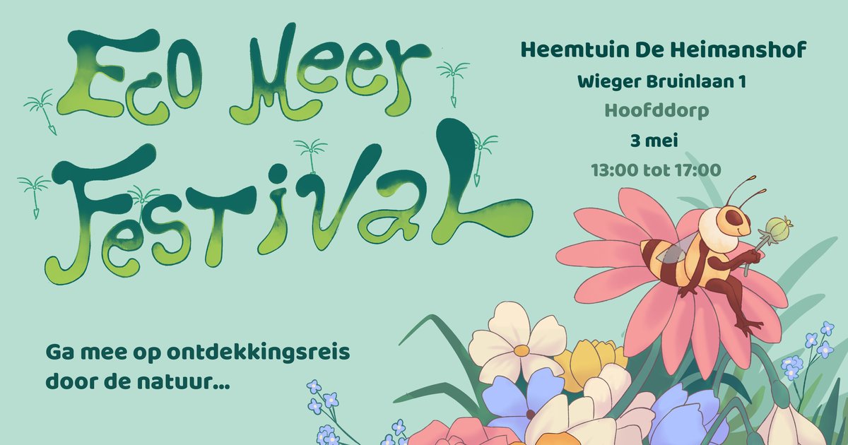 Zondag 3 mei: EcoMeer Festival in Hoofddorp