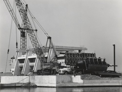 Plaatsen van de vijzels, foto Gerard Zwarts