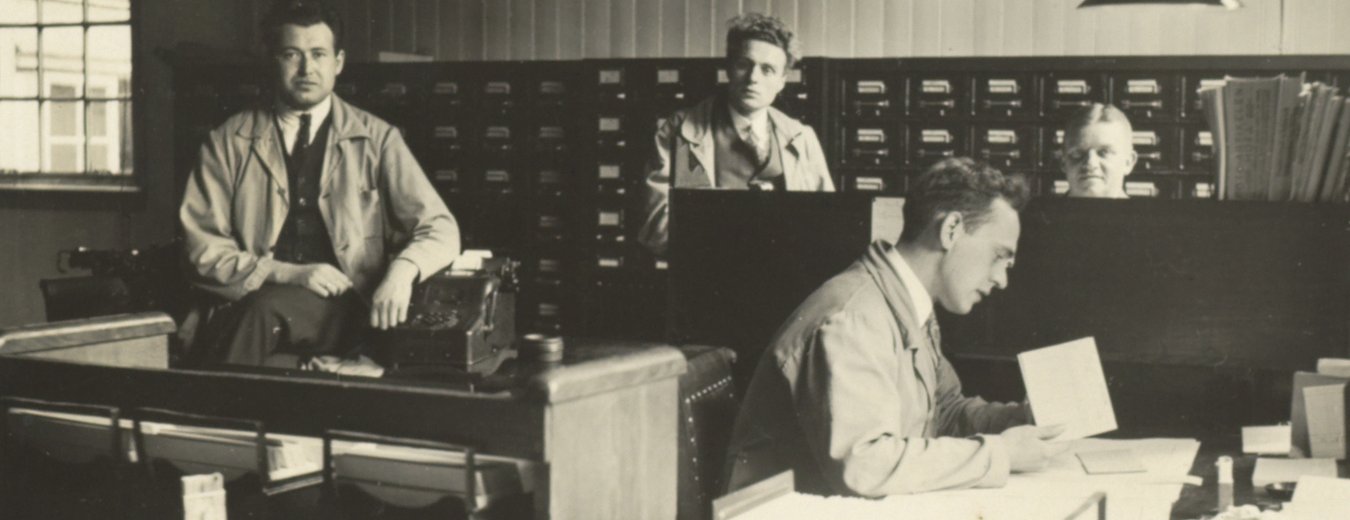 Oude foto personeel Rijnland