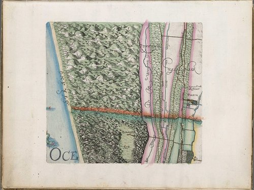 fragmenten uit de overzichtskaarten van Delfland