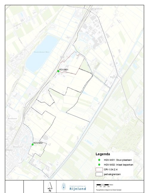 Kaart Hoogeveensepolder