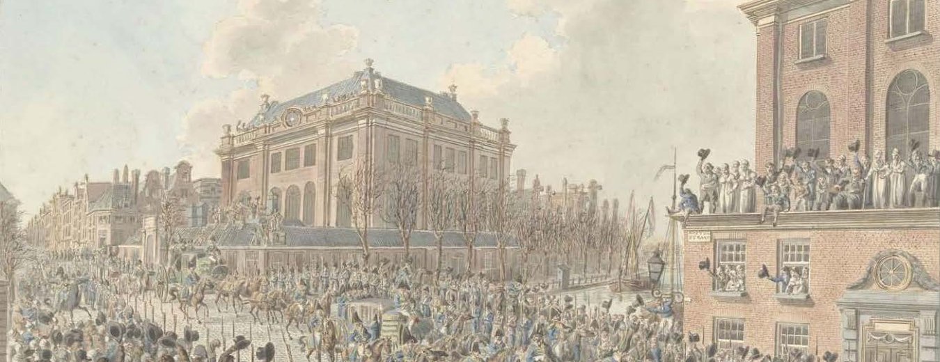 Tekening mensenmassa