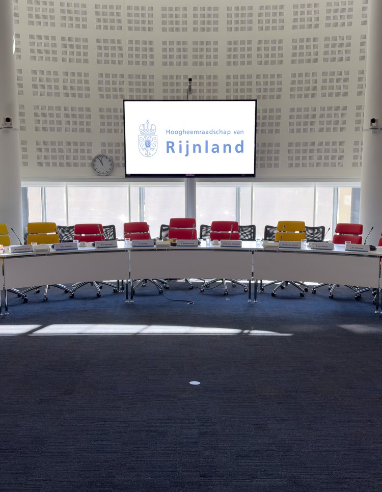 VV-zaal vergadering setting