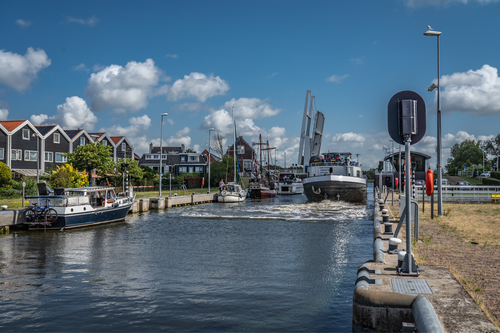 Jan Willem voor de lens Spaarndam (7)