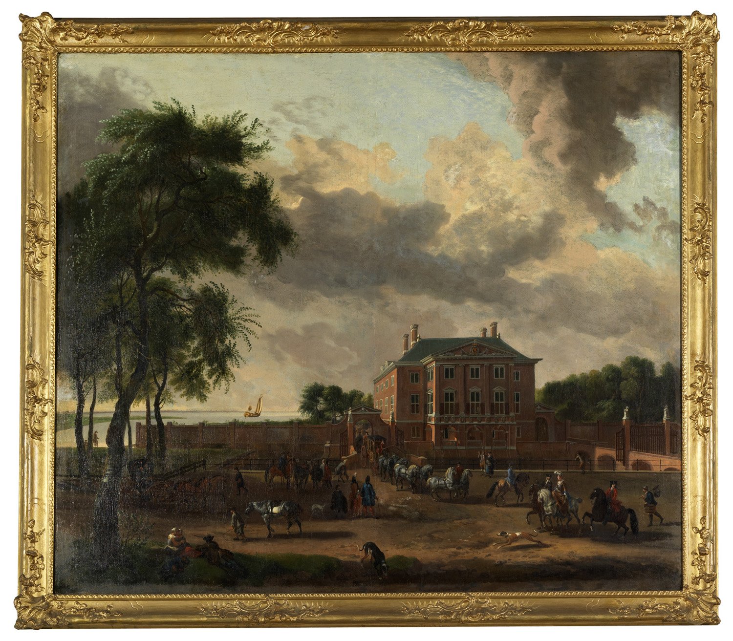 Het huis Zwanenburg, Dirk Maes, circa 1702