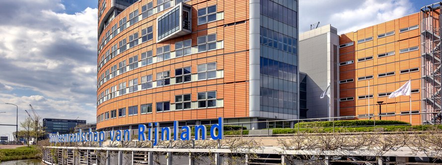 Het hoofdkantoor van Rijnland in Leiden