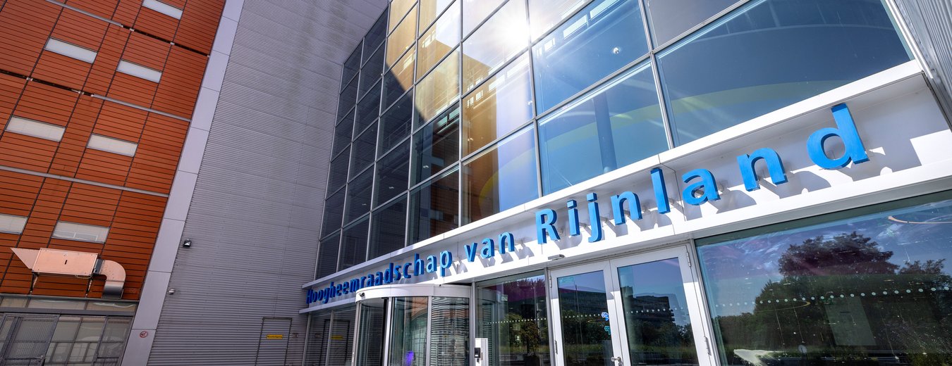 Het hoofdkantoor van Rijnland in Leiden