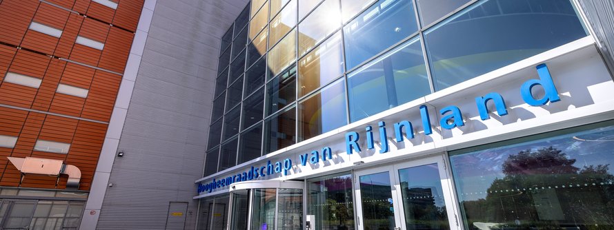 Het hoofdkantoor van Rijnland in Leiden