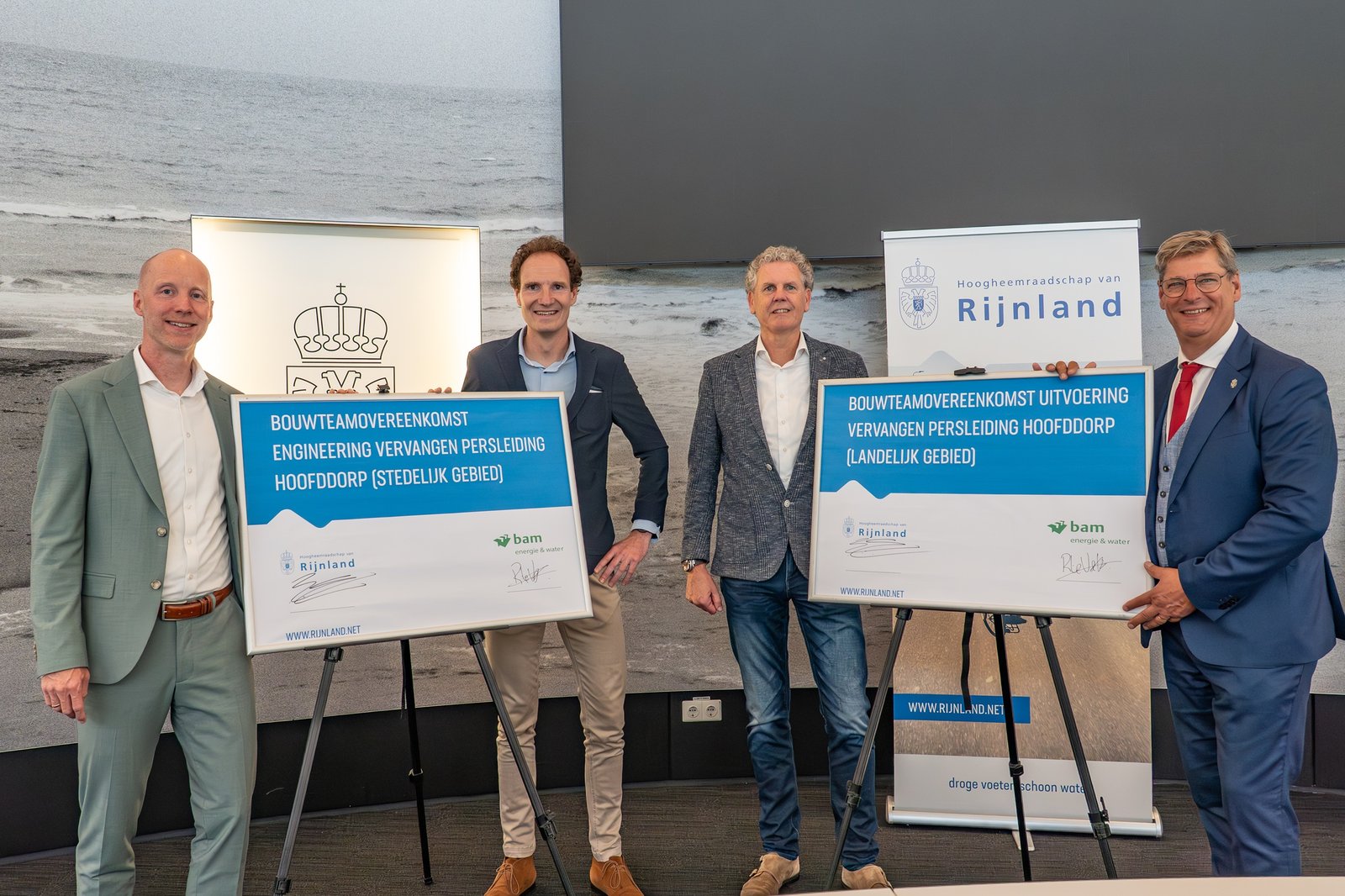 Ondertekening Persleiding Hoofddorp