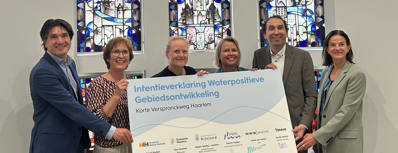 Ondertekening intentieverklaring watergebruik nieuwbouw Haarlem
