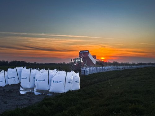 Werkzaamheden zandzakken