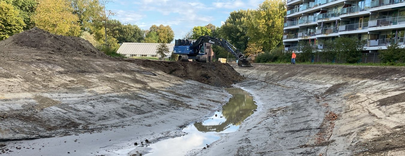 Bossenbuurt nieuwe watergangen