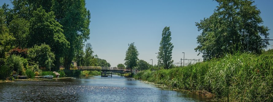 afsluitbare fietsbrug Hillegom