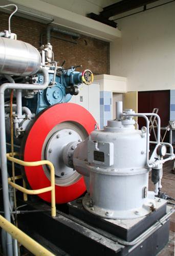 Interieur van gemaal Palenstein