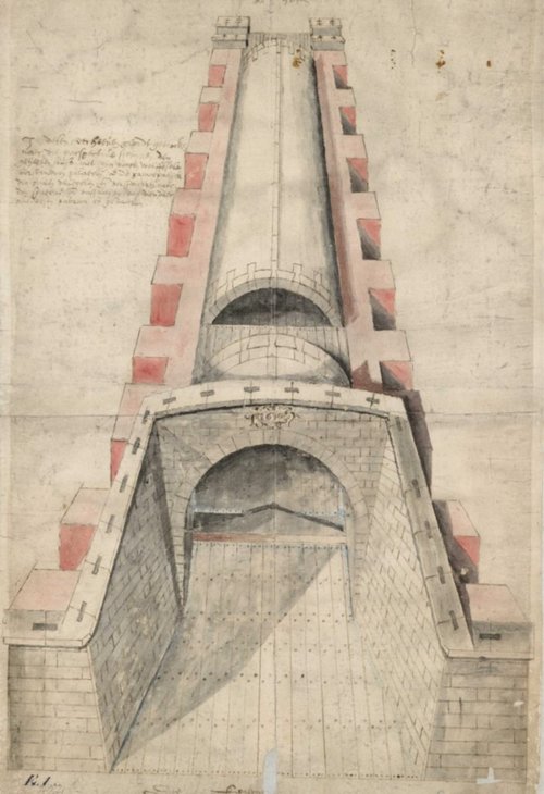 historische afbeelding woerdersluis