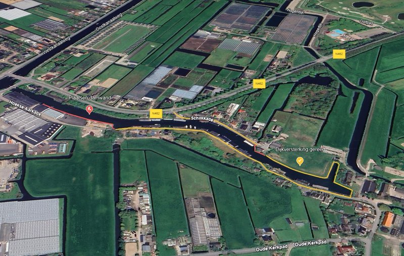 kaartje plangebied Menken